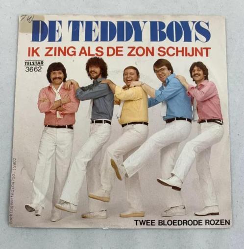 DE TEDDY BOYS Ik zing als de zon schijnt / Twee bloedrode ro, Cd's en Dvd's, Vinyl Singles, Zo goed als nieuw, Nederlandstalig