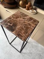 Marmeren bijzettafel - Zo goed als nieuw!, Overige materialen, Minder dan 55 cm, Vierkant, Zo goed als nieuw
