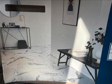 MARMER WIT PVC KLIK VLOERPLAAT 1x 50:100 STARFLOOR SOLID 55 beschikbaar voor biedingen