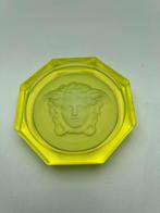 Versace Lumiere Medusa Uranium Glass Coaster, Ophalen of Verzenden, Zo goed als nieuw, Kristal, Glas of Glazen