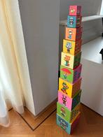 Blokken toren Stapelblokken Djeco 10 blokken, Ophalen of Verzenden, Gebruikt, Puzzelen