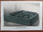 23 / IJsselstein grafmonument Steendruk ca 1870, Antiek en Kunst, Kunst | Litho's en Zeefdrukken, Ophalen of Verzenden