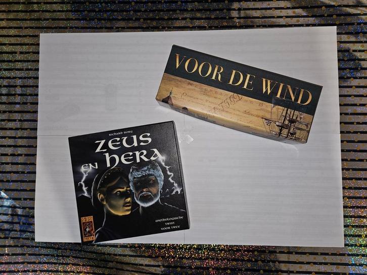 Zeus en Hera + gratis! Voor de Wind, Hobby en Vrije tijd, Gezelschapsspellen | Kaartspellen, Nieuw, Ophalen of Verzenden