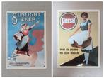 Persil en Sunlight merk reclame wandbord blik nostalgie, Verzamelen, Merken en Reclamevoorwerpen, Ophalen, Nieuw, Reclamebord