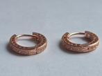 925 zilver oorbellen rose zirkonia NIEUW 2.6 gram, Nieuw, Ophalen of Verzenden, Roze, Knopjes of Stekers