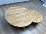 Salontafels Woood Rhonda, Huis en Inrichting, Tafels | Salontafels, Ophalen, Gebruikt, 50 tot 100 cm, Rond