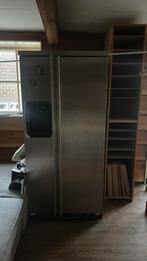 Amerikaanse koel/vrieskast rvs, Ophalen, Gebruikt, Met aparte vriezer