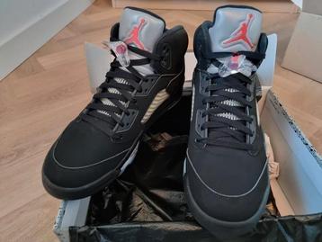 2016 - Air Jordan 5 Retro - Black Metallic - US11.5 EU44.5 beschikbaar voor biedingen