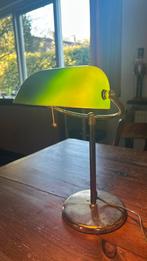 Vintage Bankiers/ Notaris lamp, Ophalen, Gebruikt, Bankier/ Notaris Vintage, Metaal