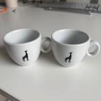 2x espresso coffee cups, 1 kopje, Ophalen, Zo goed als nieuw, Espresso apparaat