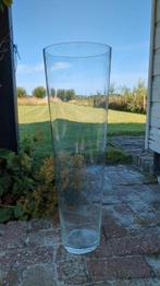 Glazen vaas 70 cm hoog. Diameter onderkant 14cm, boven 22cm, Ophalen, Overige kleuren, 50 tot 75 cm, Glas