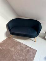 Bankje donkerblauw, Huis en Inrichting, Banken | Bankstellen, Ophalen, Tweepersoons, 75 tot 100 cm, Zo goed als nieuw