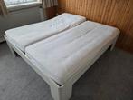 Bed twee persoons ledikant 206x185cm, Ophalen, Gebruikt, Tweepersoons, Overige maten