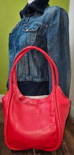 Jil Sander luxe leren schoudertas - Rood, Minder dan 40 cm, Minder dan 35 cm, Zo goed als nieuw, Rood