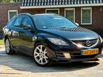Mazda 6 2.5 Sportbreak 2009 Zwart 218xxx km, 74 €/maand, 4 cilinders, Zwart, Stationwagon