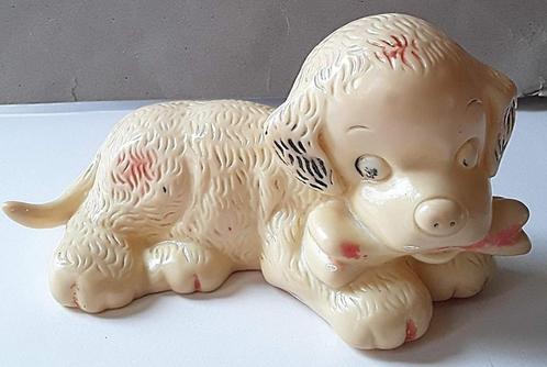 Oude pieppop, piepfiguur van een hond, made in Italy. Retro., Verzamelen, Speelgoed, Gebruikt, Ophalen of Verzenden