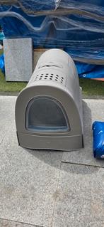 Kattenbak XXL Taupe met Catsan Smartpack grind 10 zakken, Dieren en Toebehoren, Kattenbakken, Ophalen, Gebruikt
