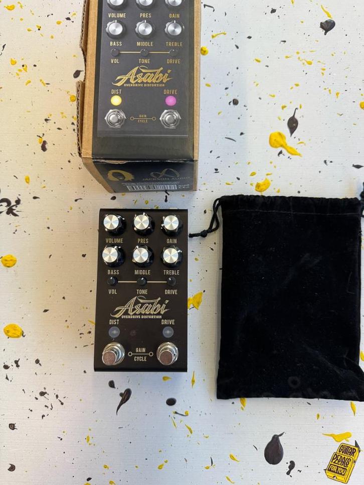Super Sale - Jackson Audio ASABI Overdrive / Distortion, Muziek en Instrumenten, Effecten, Zo goed als nieuw, Distortion, Overdrive of Fuzz