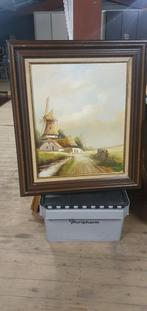 Mooi schilderij van FRITS Meijer landschap., Ophalen of Verzenden, Schilderij, 75 cm of meer