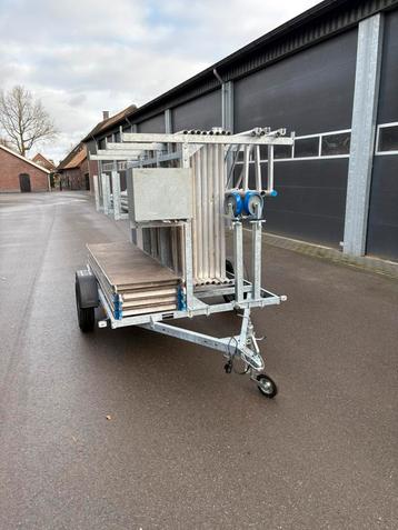 Steiger aanhanger compleet asc 9,25 stahoogte  beschikbaar voor biedingen