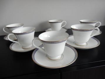 6 Wedgwood kop en schotels Palatia beschikbaar voor biedingen