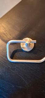 WC rolhouder met handdoekhaakje - praktisch en stijlvol, Ophalen of Verzenden, Gebruikt, Overige kleuren, Handdoekenrek