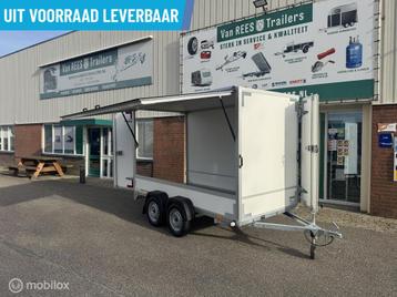 Verkoopwagen gesloten zijklep zijdeur nieuw 300x150x180 beschikbaar voor biedingen