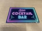Bibs cocktail bar reclame bordje, Reclamebord, Ophalen of Verzenden, Zo goed als nieuw