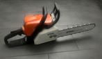 Stihl MS 180 kettingzaag met kan kettingolie, Ophalen, Gebruikt, Boomzaag