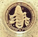 Zilveren munten Ned. Antillen en Aruba, zie omschrijving, Koningin Beatrix, Zilver, 50 gulden, Verzenden