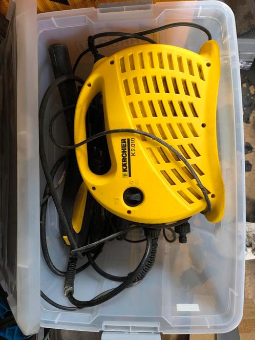 Hogedrukreiniger Karcher K2.010 + Terrasreiniger, Doe-het-zelf en Verbouw, Reinigingsmachines, Gebruikt, Overige typen, Ophalen