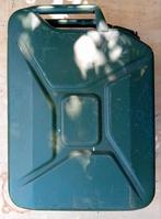 Jerrycan 20 liter (metaal) + schenktuit, Ophalen of Verzenden, Gebruikt