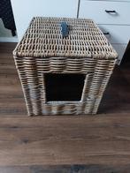 Mand en Style Kattenbak Cover Rotan., Ophalen, Zo goed als nieuw, Riet