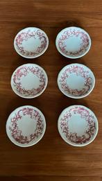 6 Villeroy & Boch Valeria rood teatips, Ophalen of Verzenden, Overige stijlen, Porselein, Schaal of Schalen