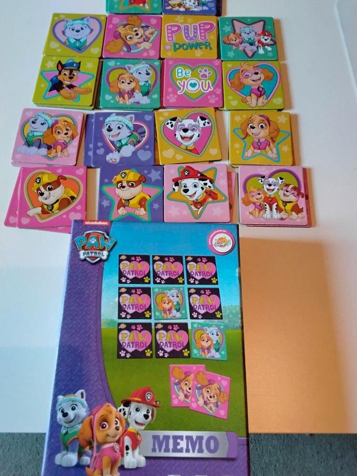 Paw Patrol Memo Spel, Kinderen en Baby's, Speelgoed | Educatief en Creatief, Zo goed als nieuw, Puzzelen, Ophalen