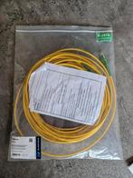 Glasvezel kabel groene aansluitingen 10m - SC - OS1/OS2, Ophalen of Verzenden, Zo goed als nieuw