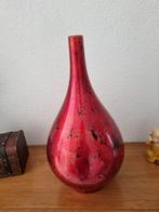 Decoratie vaas, Ophalen of Verzenden, Zo goed als nieuw, Rood, Minder dan 50 cm