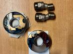 Grohe DAL 12984045 S-koppeling met Rozet 3/4 x 1/2 Set van 2, Ophalen of Verzenden, Nieuw, Chroom, Kraan