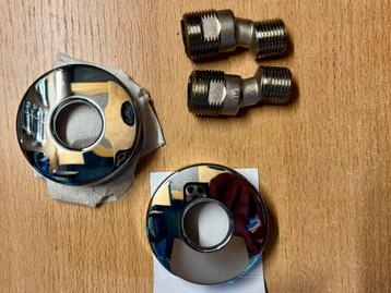 Grohe DAL 12984045 S-koppeling met Rozet 3/4 x 1/2 Set van 2 beschikbaar voor biedingen
