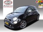 Fiat 500 C 1.4 T-Jet Abarth Turismo Automaat 165pk NL auto!, Auto's, 4 cilinders, Cabriolet, Zwart, Bedrijf