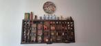 Antieke letterbak met miniaturen, Ophalen of Verzenden