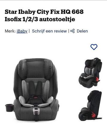 Isofix autostoel SIP Star ibaby beschikbaar voor biedingen
