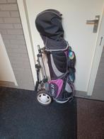 Golfset compleet. Met opklapbare trolley/tas, Sport en Fitness, Golf, Zo goed als nieuw, Tas, Ophalen