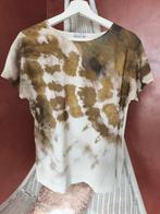 Zara - T-shirt tie-dye groen wit - mt s, Verzenden, Zara, Zo goed als nieuw, Korte mouw