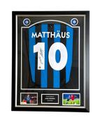 Lothar Matthäus Inter Milan 1990 Gesigneerd Ingelijst Shirt, Ophalen of Verzenden, Nieuw, Buitenlandse clubs, Shirt