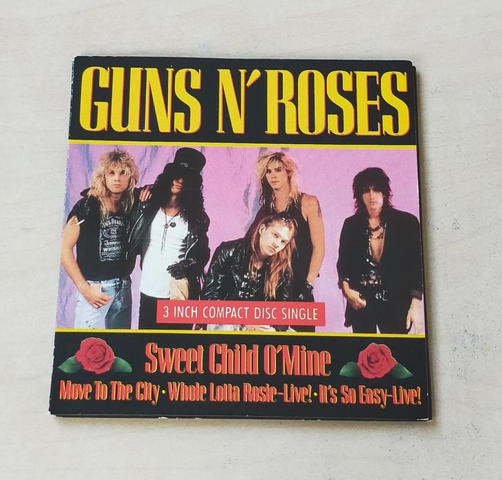 Guns n' Roses - Sweet Child O'Mine 3" CD Single 1989 4trk, Cd's en Dvd's, Cd Singles, Gebruikt, Rock en Metal, Ophalen of Verzenden