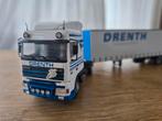 Lioncars DAF 95 XF Truck met Oplegger - DRENTH Transport, Ophalen of Verzenden, Zo goed als nieuw, Bus of Vrachtwagen, Lion Toys