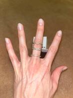 3 Pandora Ringen (Goud & Rosé) met Bon, Sieraden, Tassen en Uiterlijk, Ringen, Met kristal, Gebruikt, 20 of groter, Ophalen of Verzenden