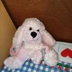 Roze poedel hond tas knuffel 26 cm groot, Ophalen of Verzenden, Nieuw, Hond