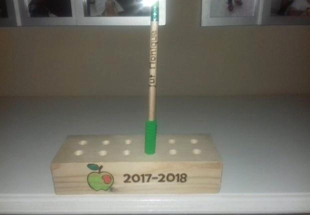 schoencadeautje sint kerst  pyrografie creamar, Hobby en Vrije tijd, Feestartikelen, Nieuw, Overige typen, Kerst of Sinterklaas